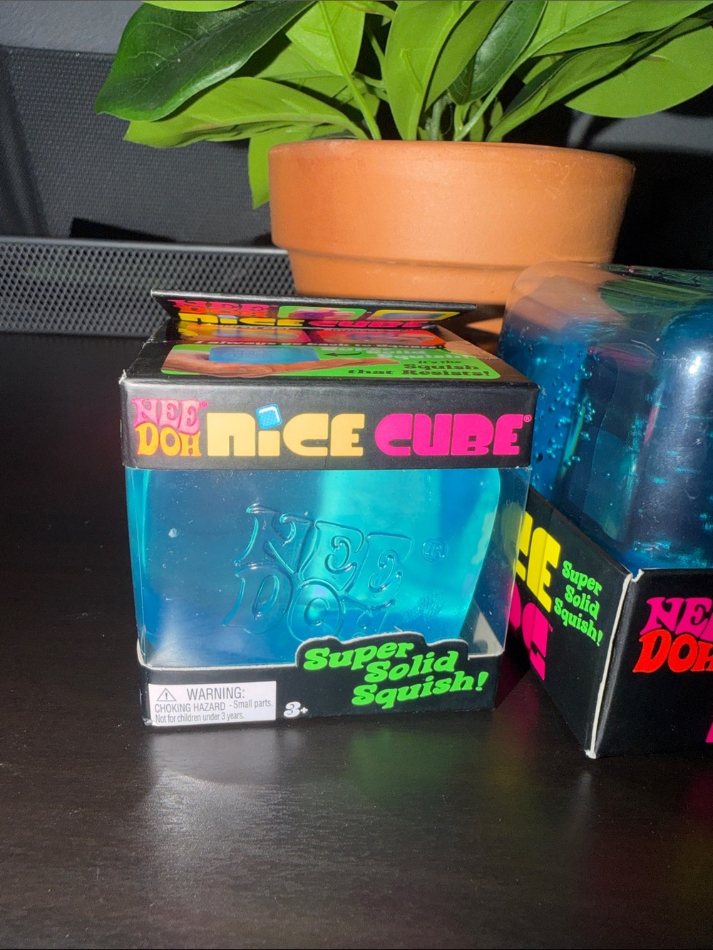 Nee Doh Nice Berg Super Solid Squish Blue Cubes - Picture 7 of 9